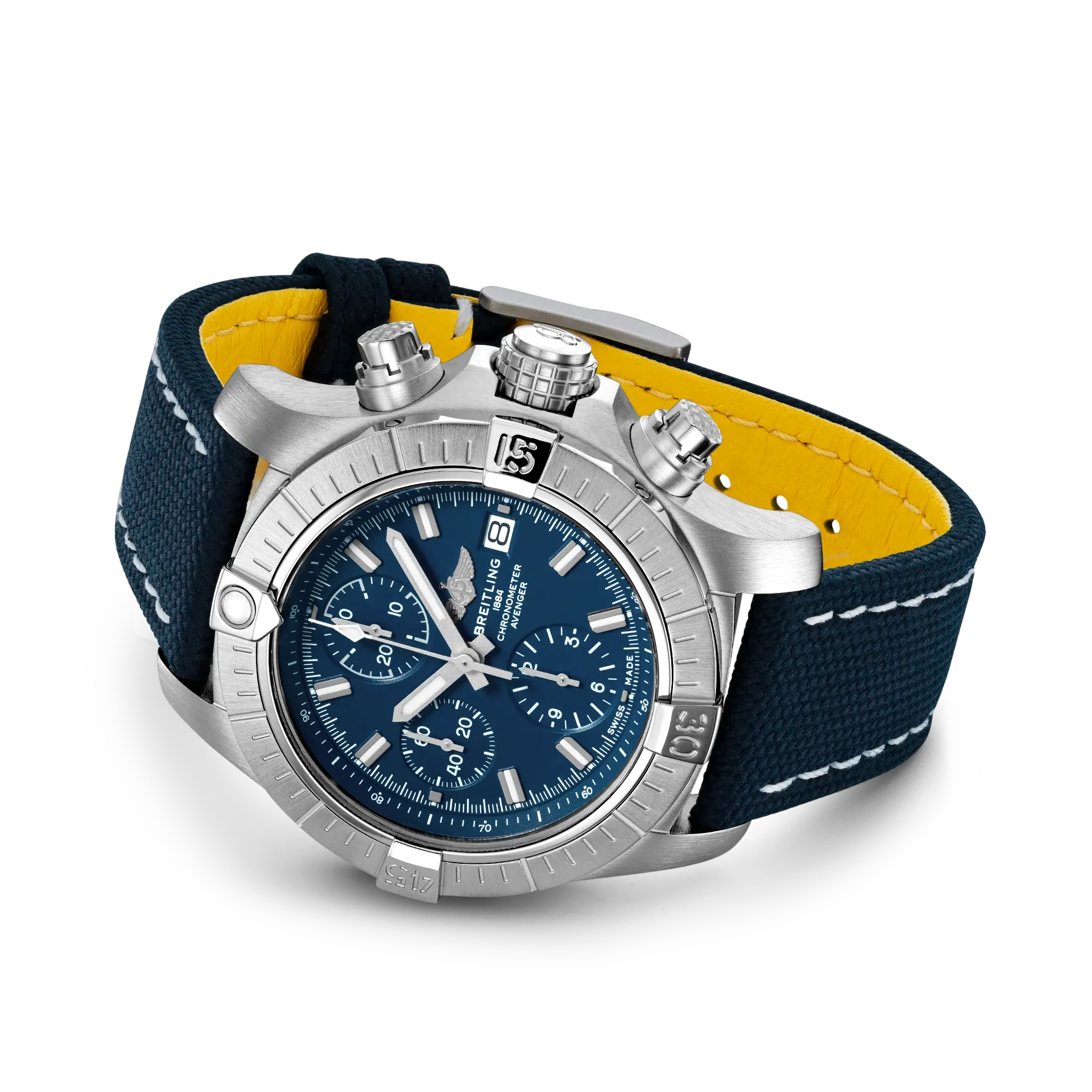 Breitling Avenger Chronograph A13385 Blue Dial