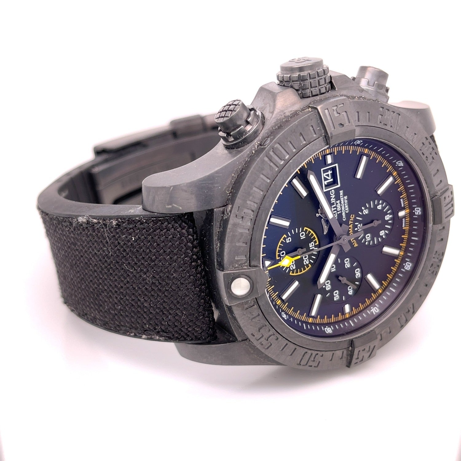 Breitling Super Avenger II Black Steel M133711A