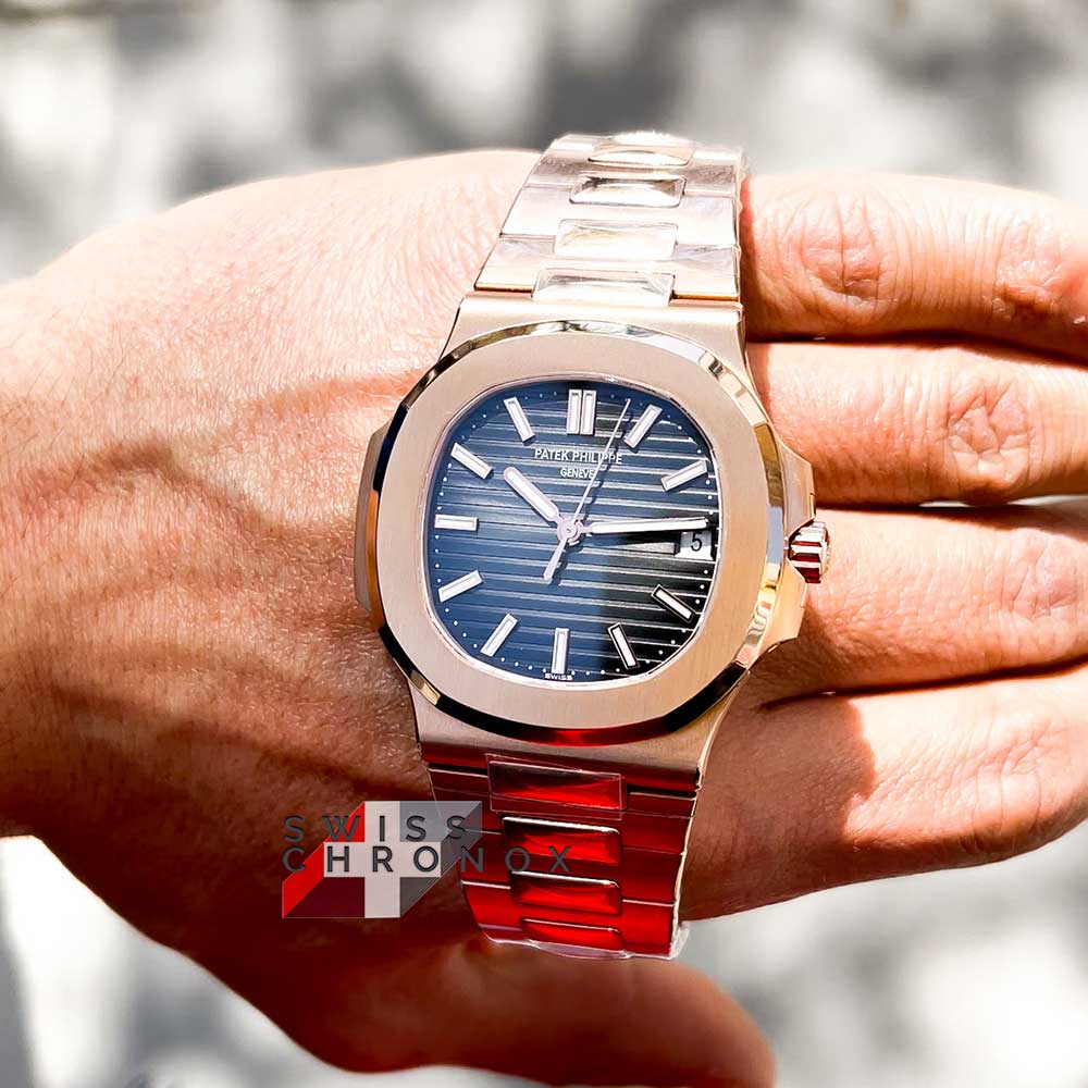 Patek Philippe Nautilus 5711/1R Rose Gold Blue