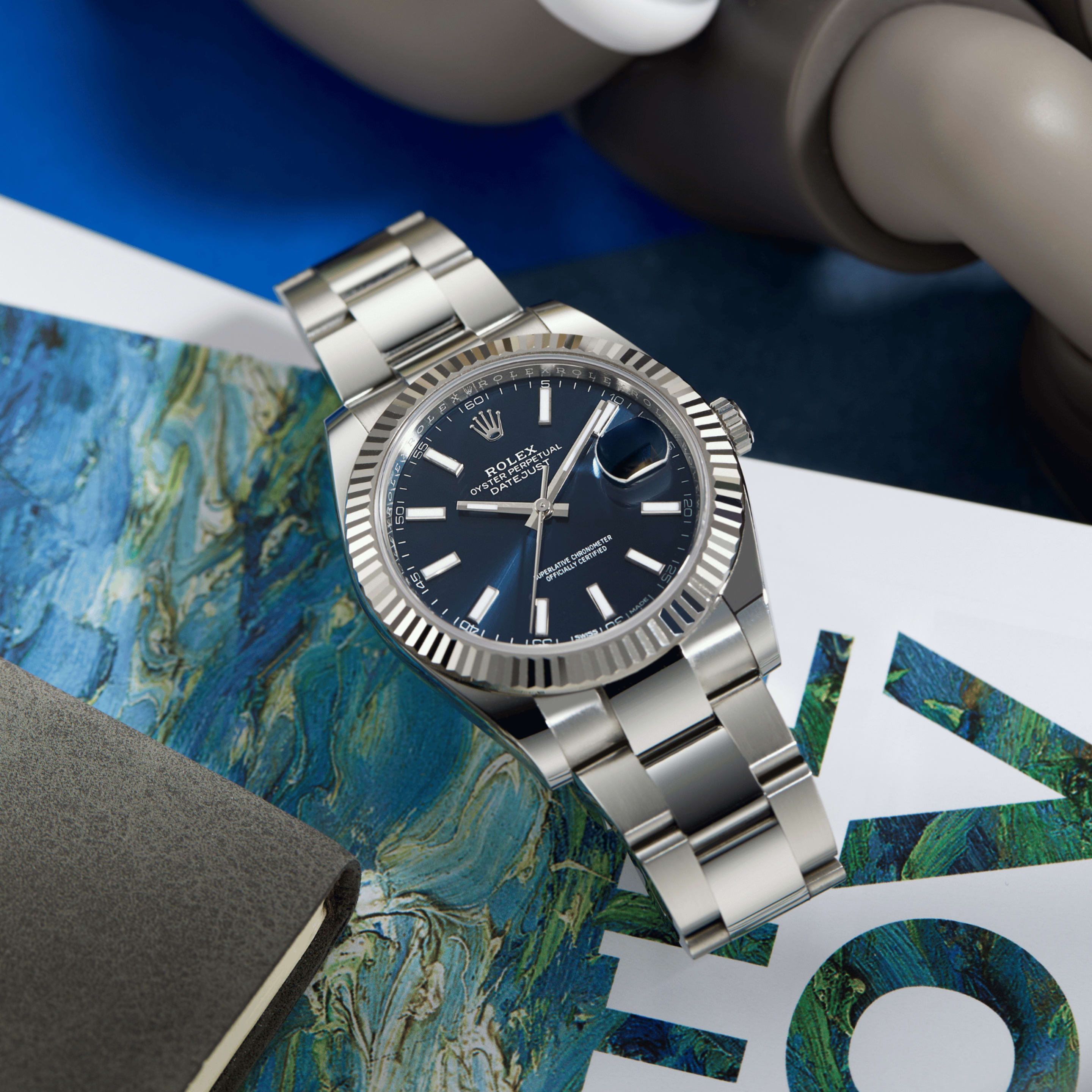 Rolex Datejust 41 126334 Blue Dial Fluted